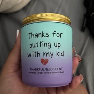 Kids Candle - Blue and Purple